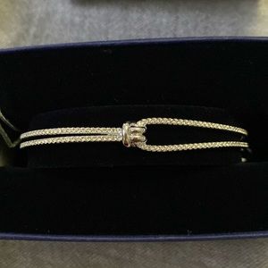 New in original box Swarovski Bangle Cry silver bracelet